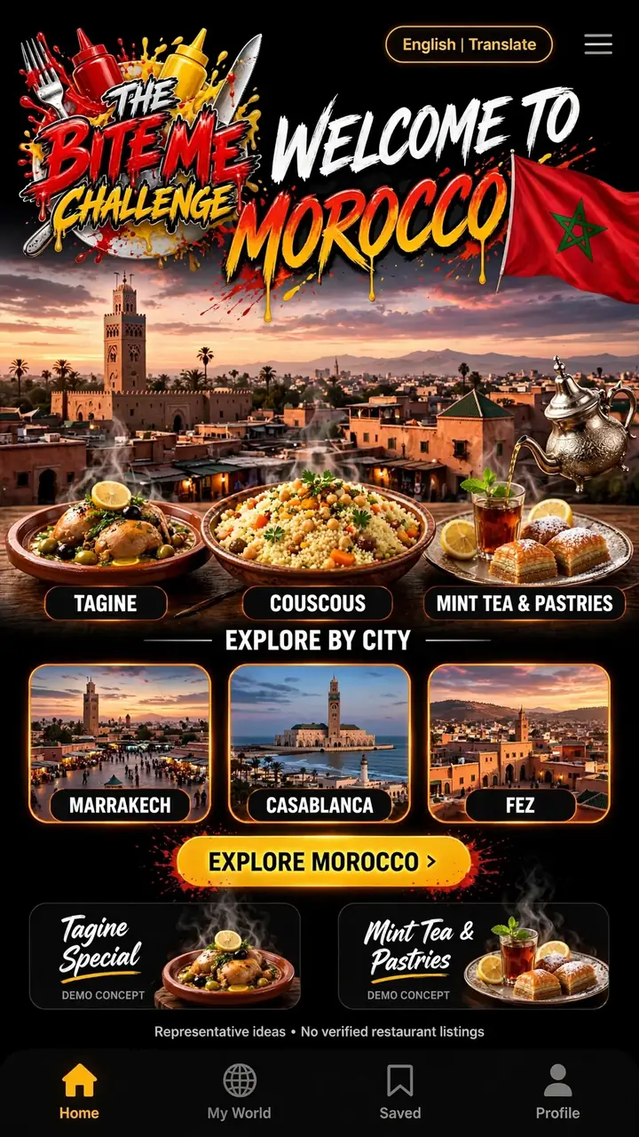 Welcome to Morocco — The Bite Me Challenge
