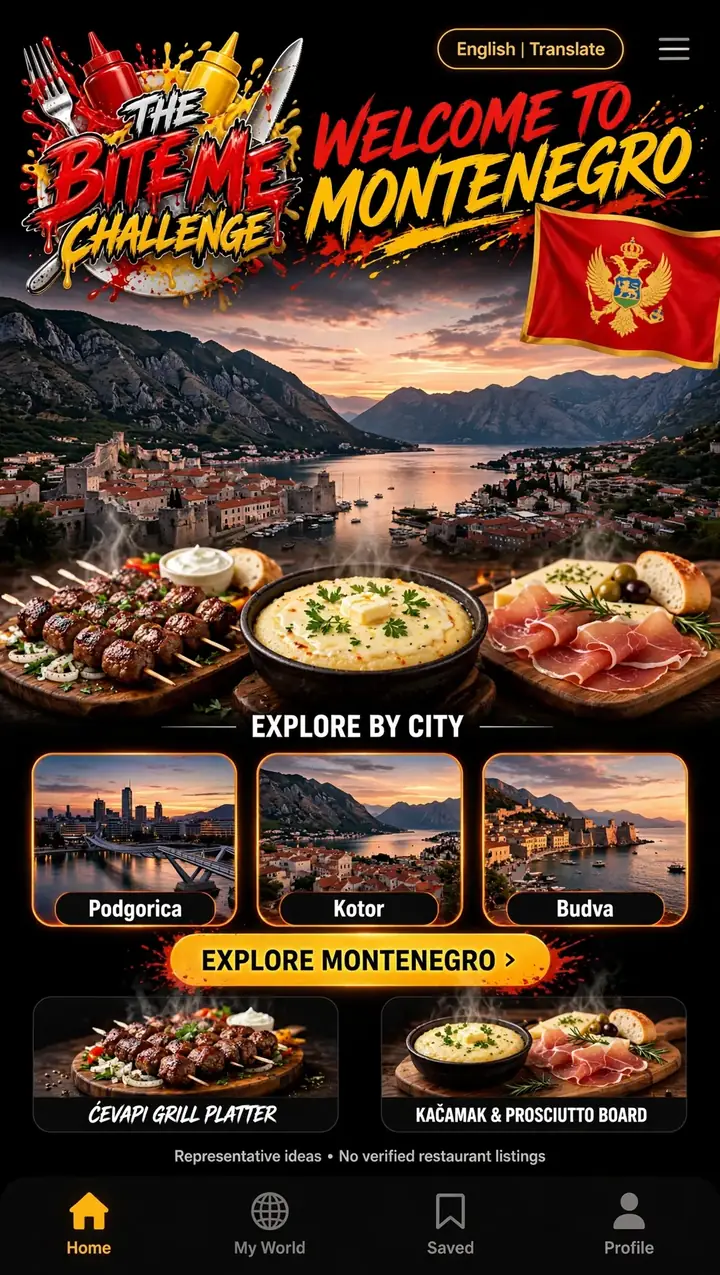 Welcome to Montenegro — The Bite Me Challenge