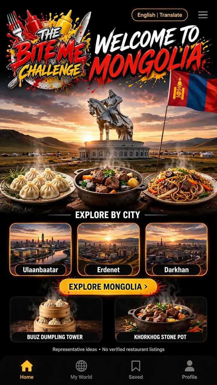 Welcome to Mongolia — The Bite Me Challenge