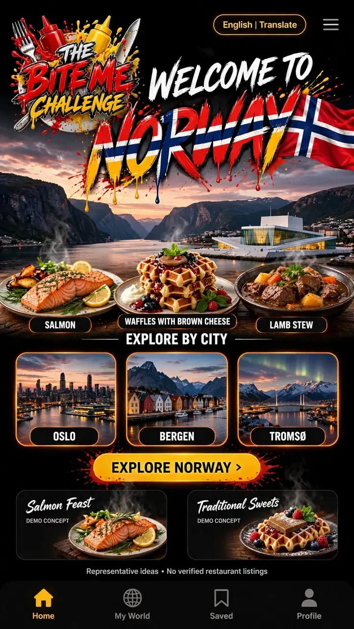 Welcome to Norway — The Bite Me Challenge