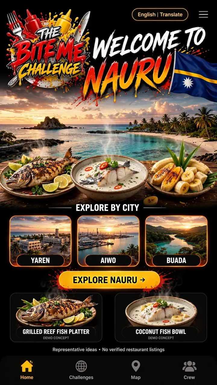 Welcome to Nauru — The Bite Me Challenge