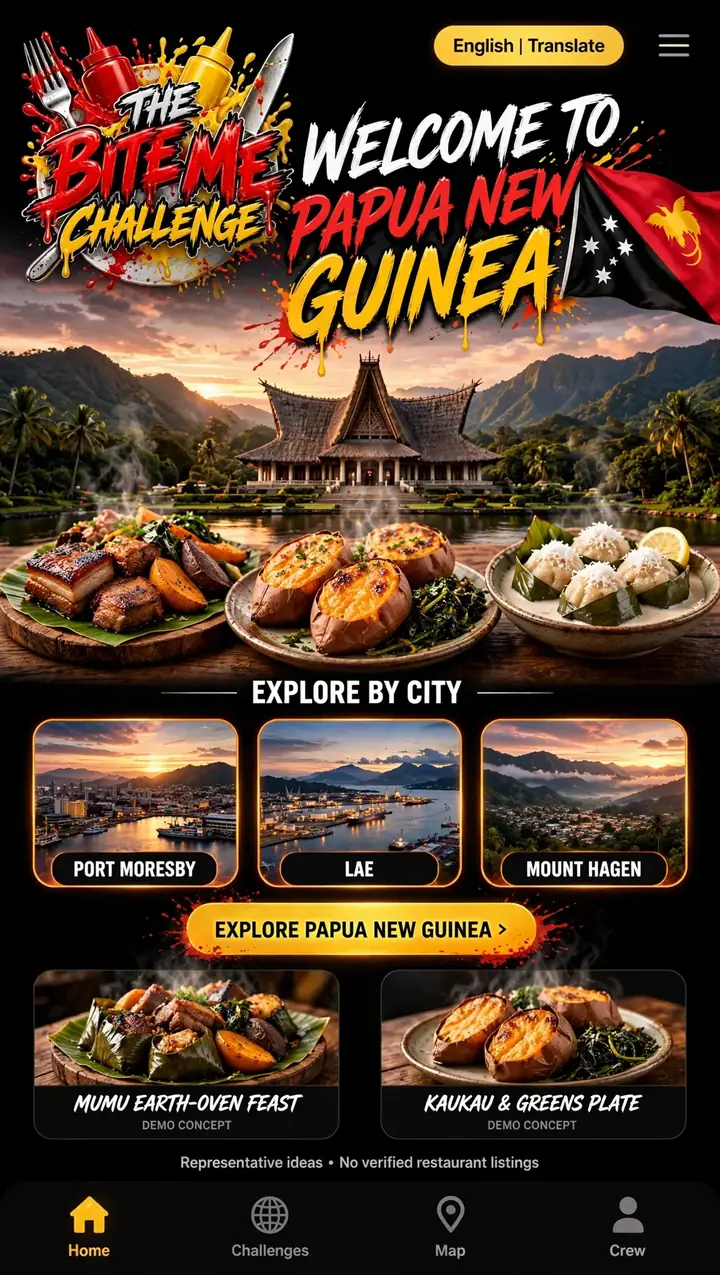 Welcome to Papua New Guinea — The Bite Me Challenge