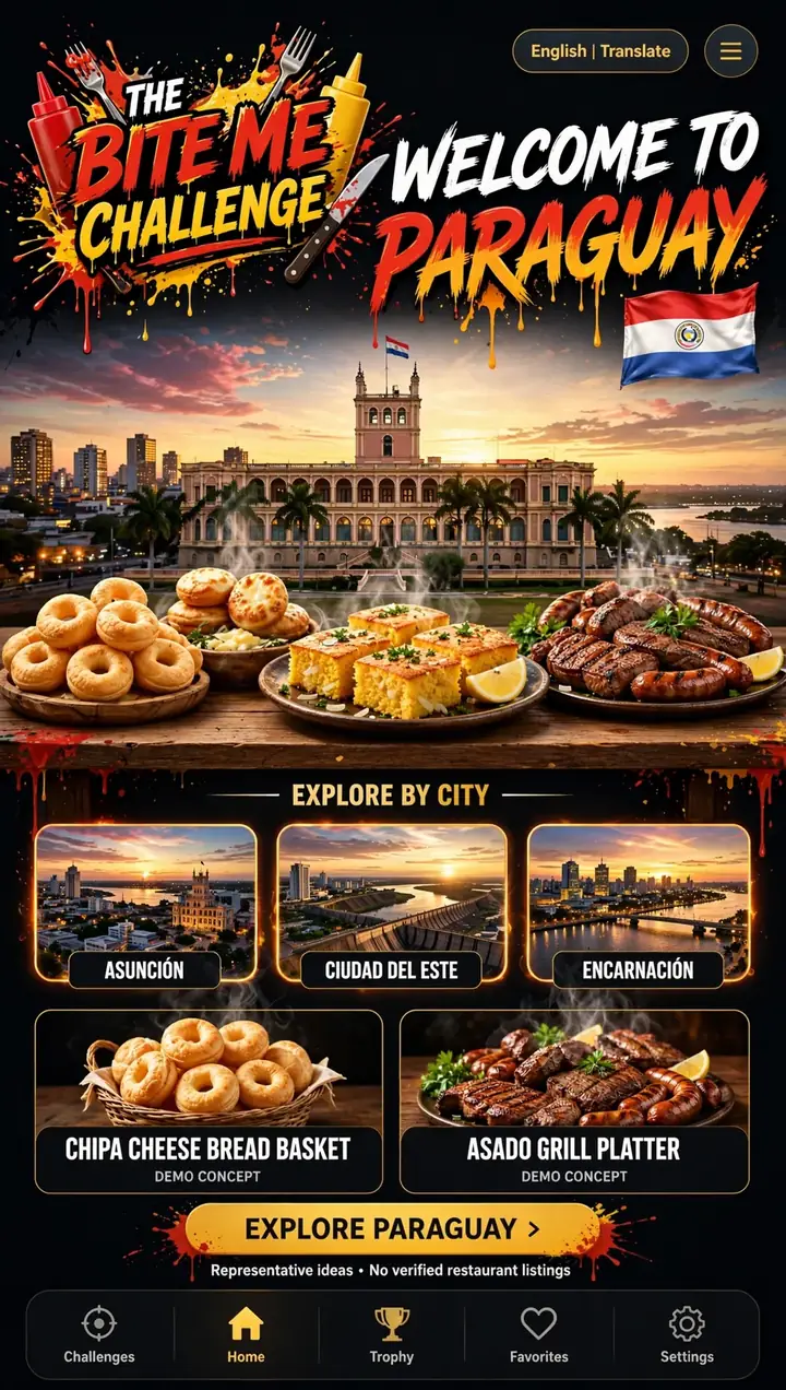 Welcome to Paraguay — The Bite Me Challenge