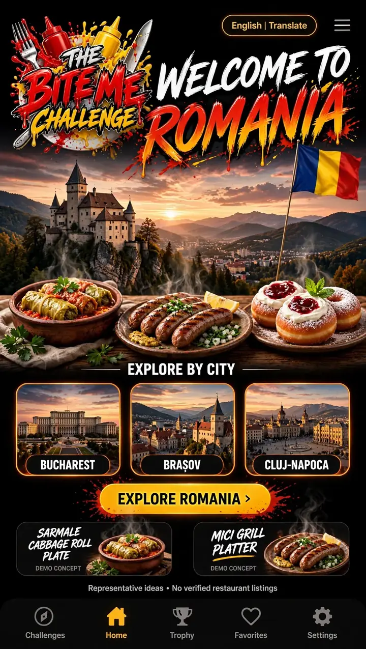 Welcome to Romania — The Bite Me Challenge