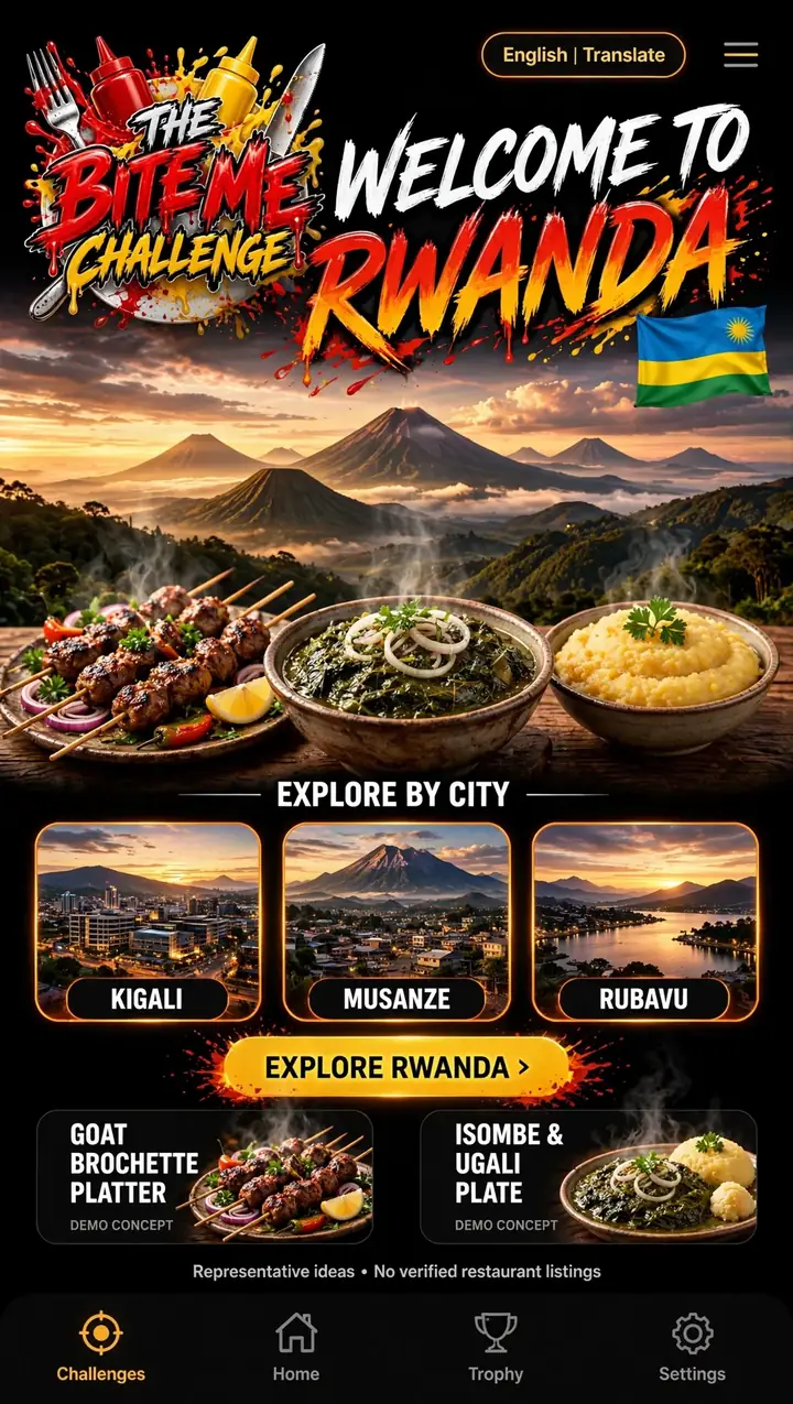 Welcome to Rwanda — The Bite Me Challenge