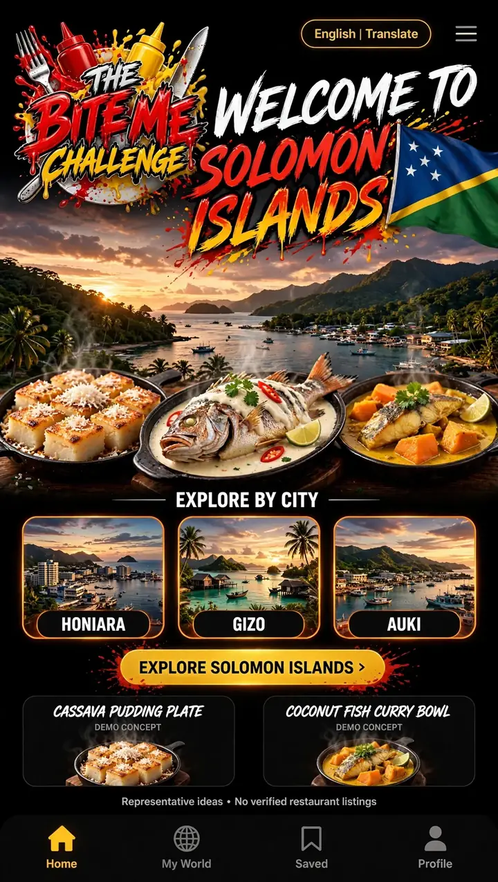 Welcome to Solomon Islands — The Bite Me Challenge
