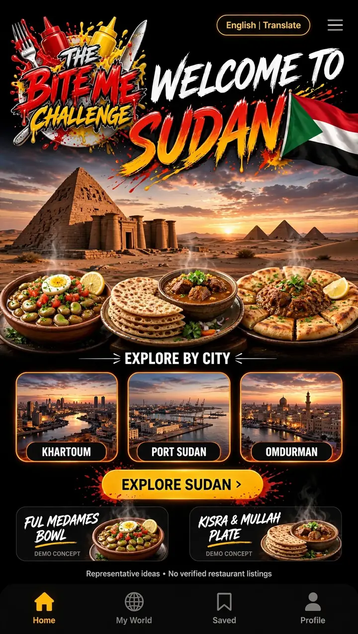 Welcome to Sudan — The Bite Me Challenge