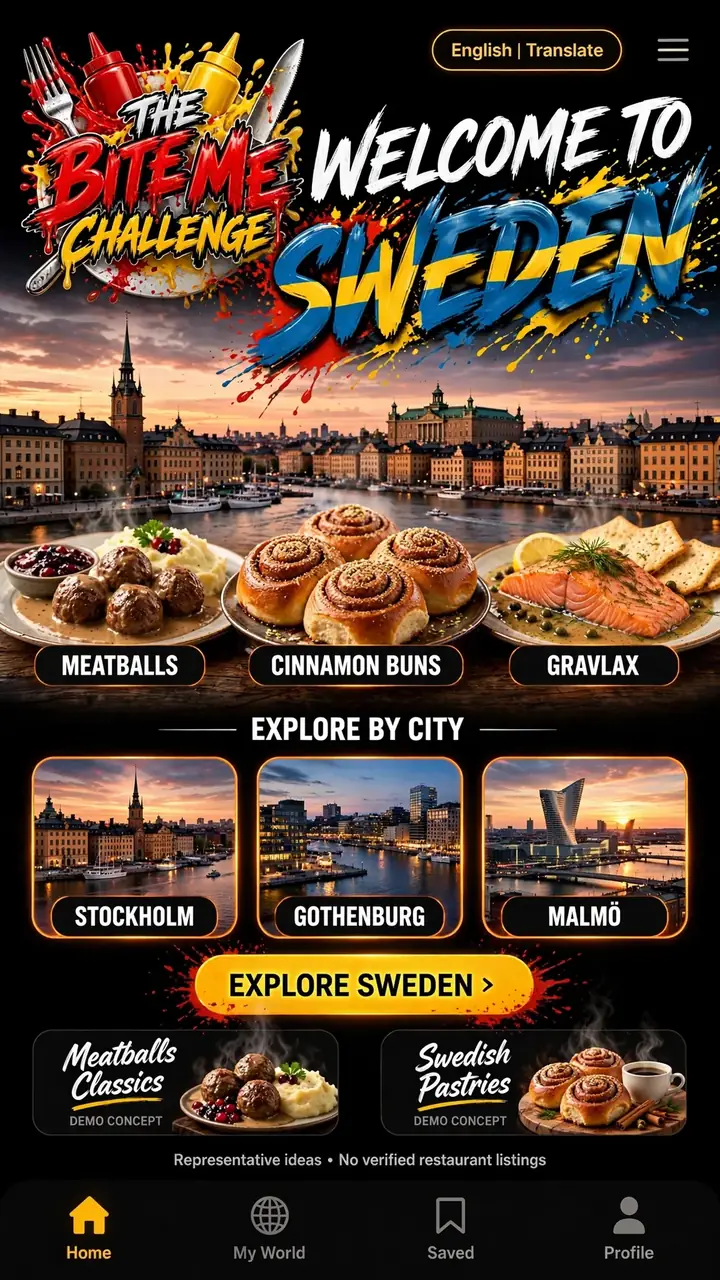 Welcome to Sweden — The Bite Me Challenge