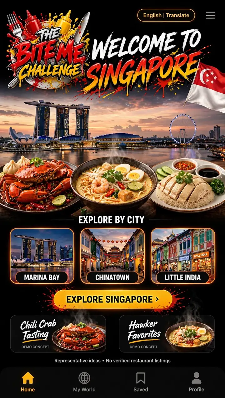 Welcome to Singapore — The Bite Me Challenge