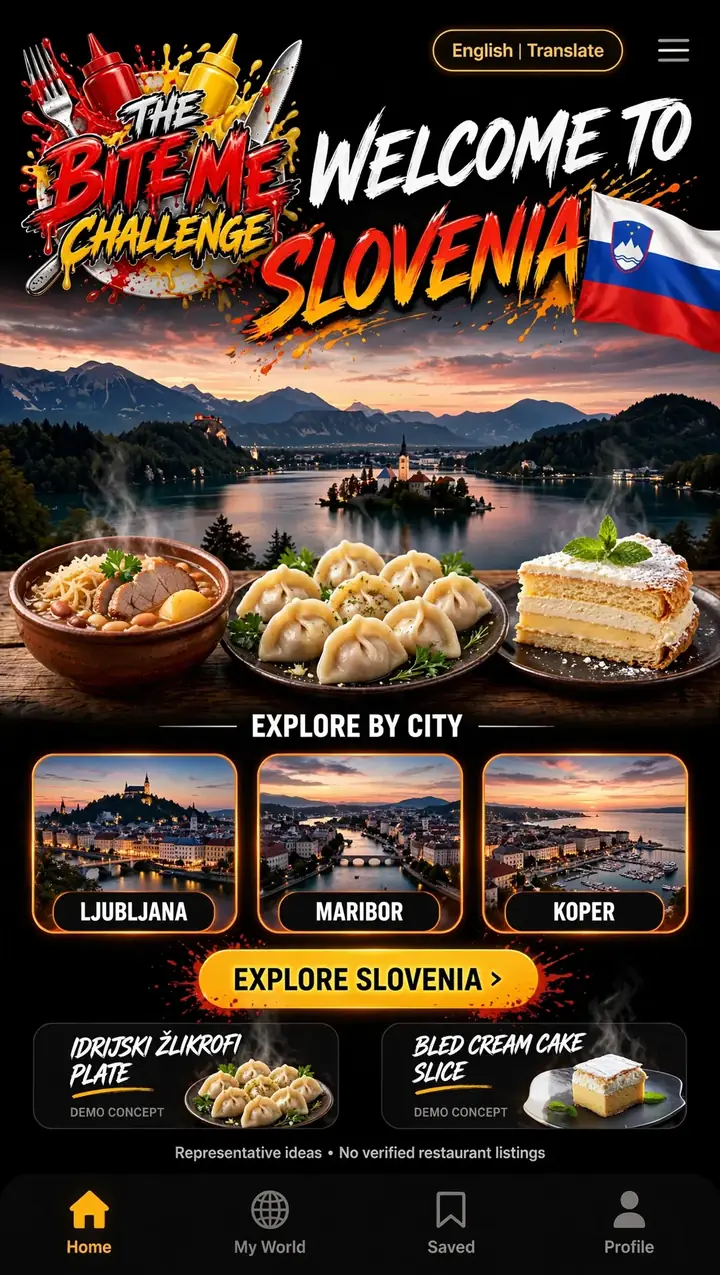 Welcome to Slovenia — The Bite Me Challenge