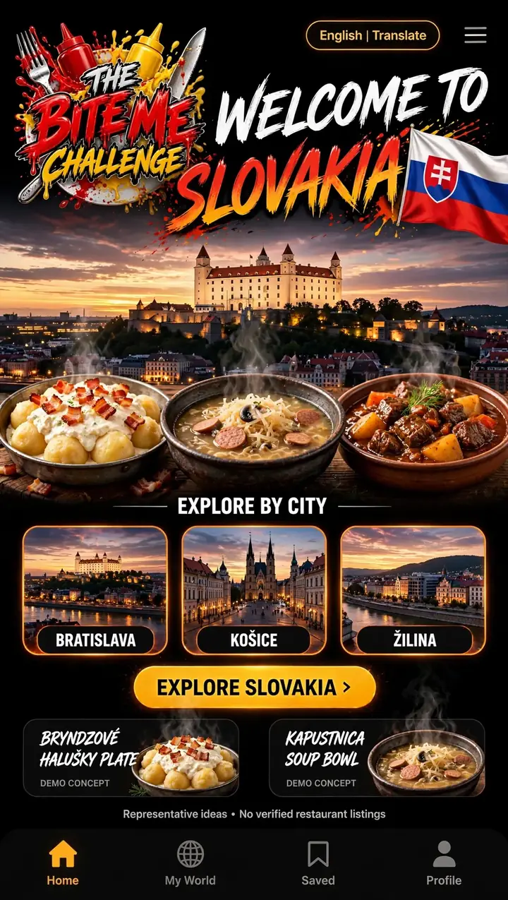Welcome to Slovakia — The Bite Me Challenge