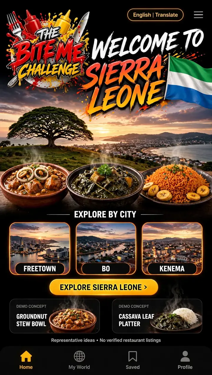 Welcome to Sierra Leone — The Bite Me Challenge