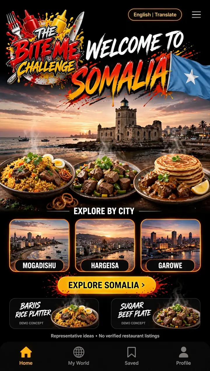 Welcome to Somalia — The Bite Me Challenge