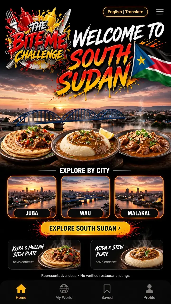 Welcome to South Sudan — The Bite Me Challenge