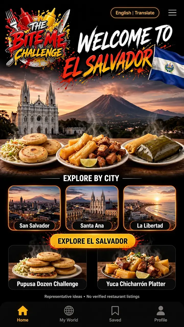 Welcome to El Salvador — The Bite Me Challenge