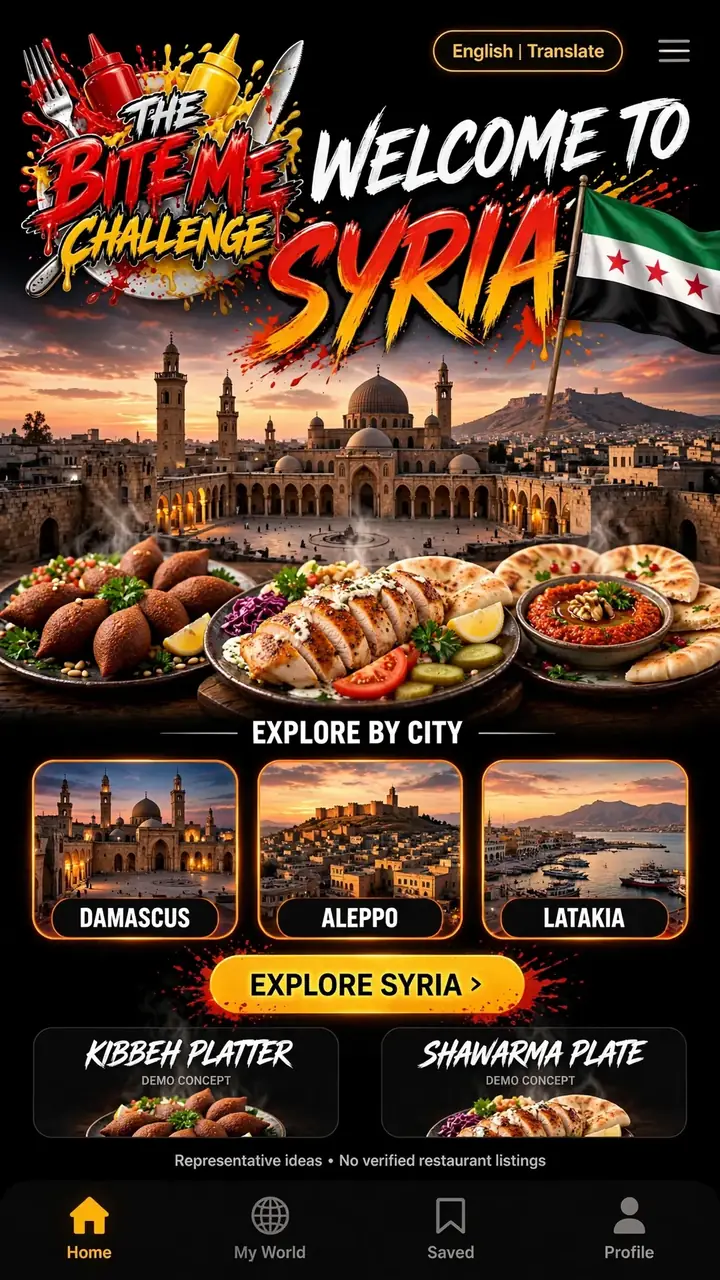 Welcome to Syria — The Bite Me Challenge
