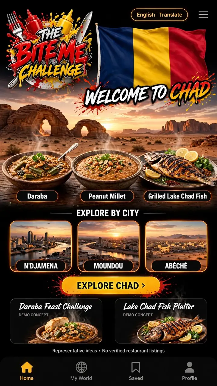 Welcome to Chad — The Bite Me Challenge