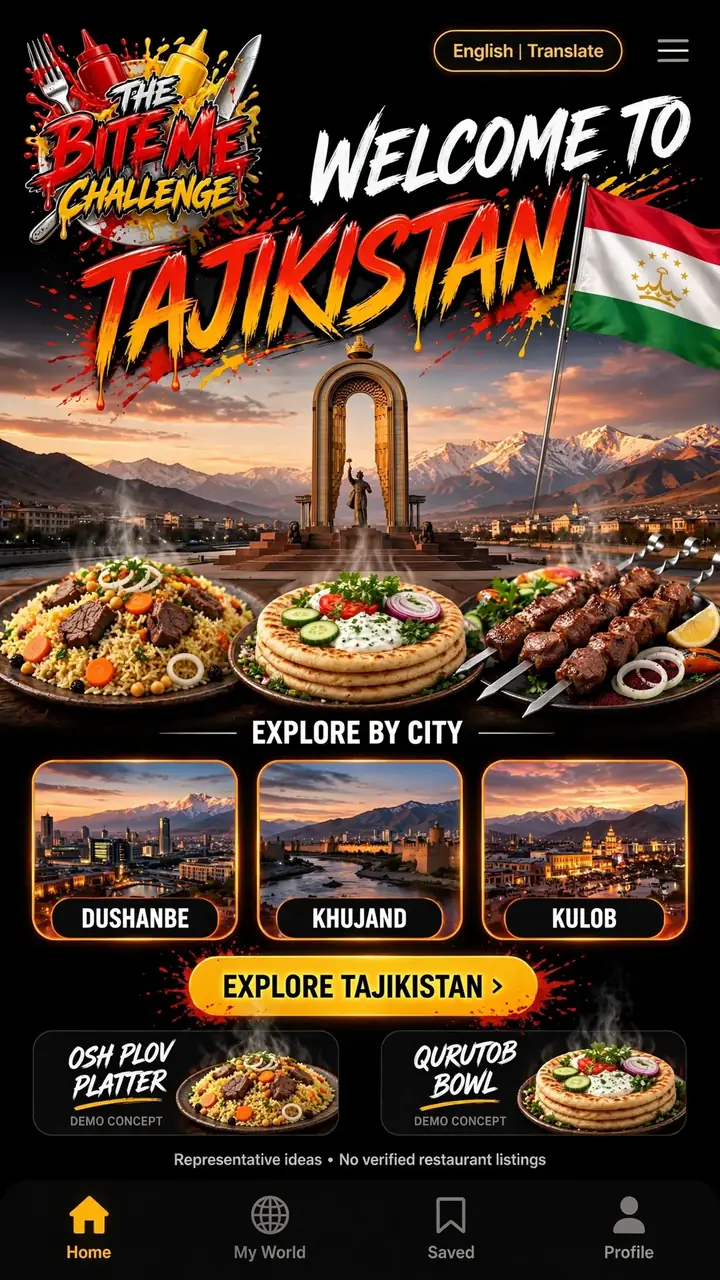 Welcome to Tajikistan — The Bite Me Challenge