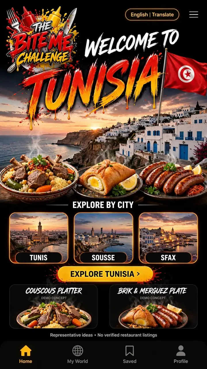 Welcome to Tunisia — The Bite Me Challenge