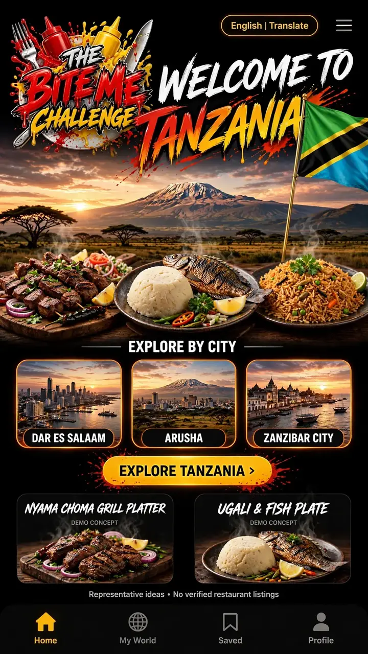 Welcome to Tanzania — The Bite Me Challenge