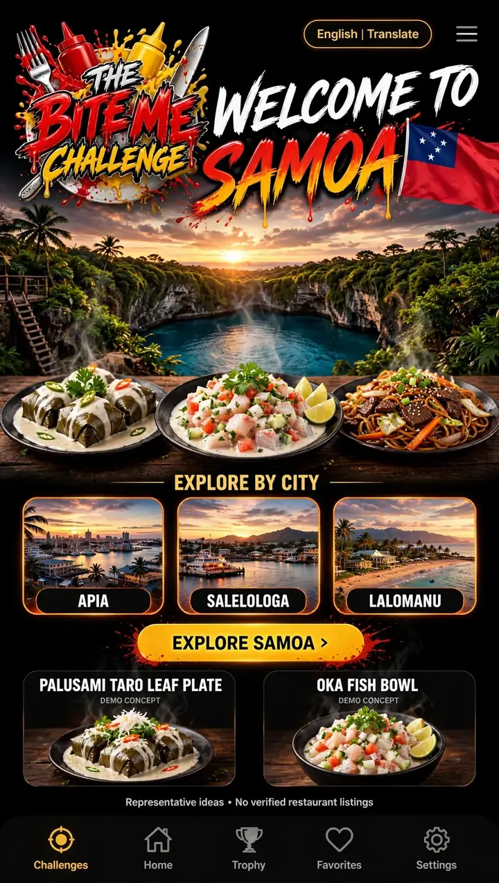 Welcome to Samoa — The Bite Me Challenge