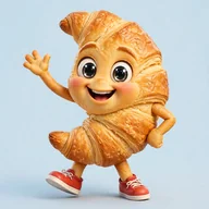 Croissant character