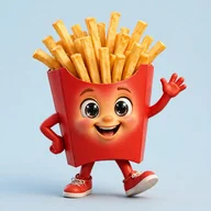 French fries character