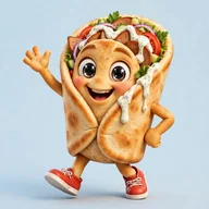 Gyro pita character
