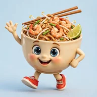 Pad thai character