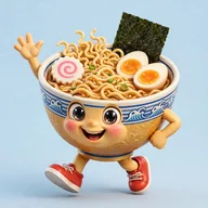 Ramen bowl character