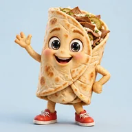 Shawarma wrap character