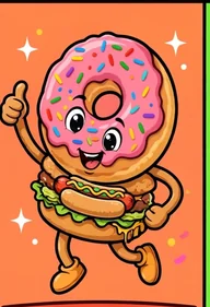 Sprinkles the donut